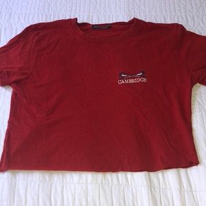 RARE- brandy Melville cropped shirt